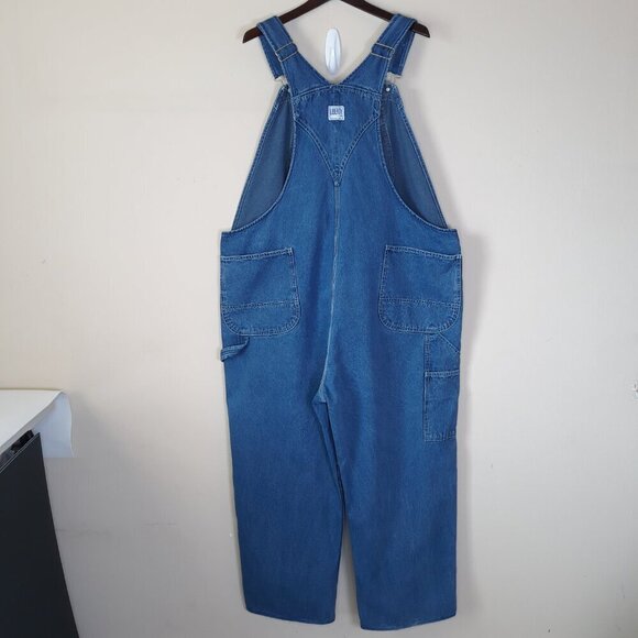 Men's Blue Denim Overalls - Picture 7 of 12